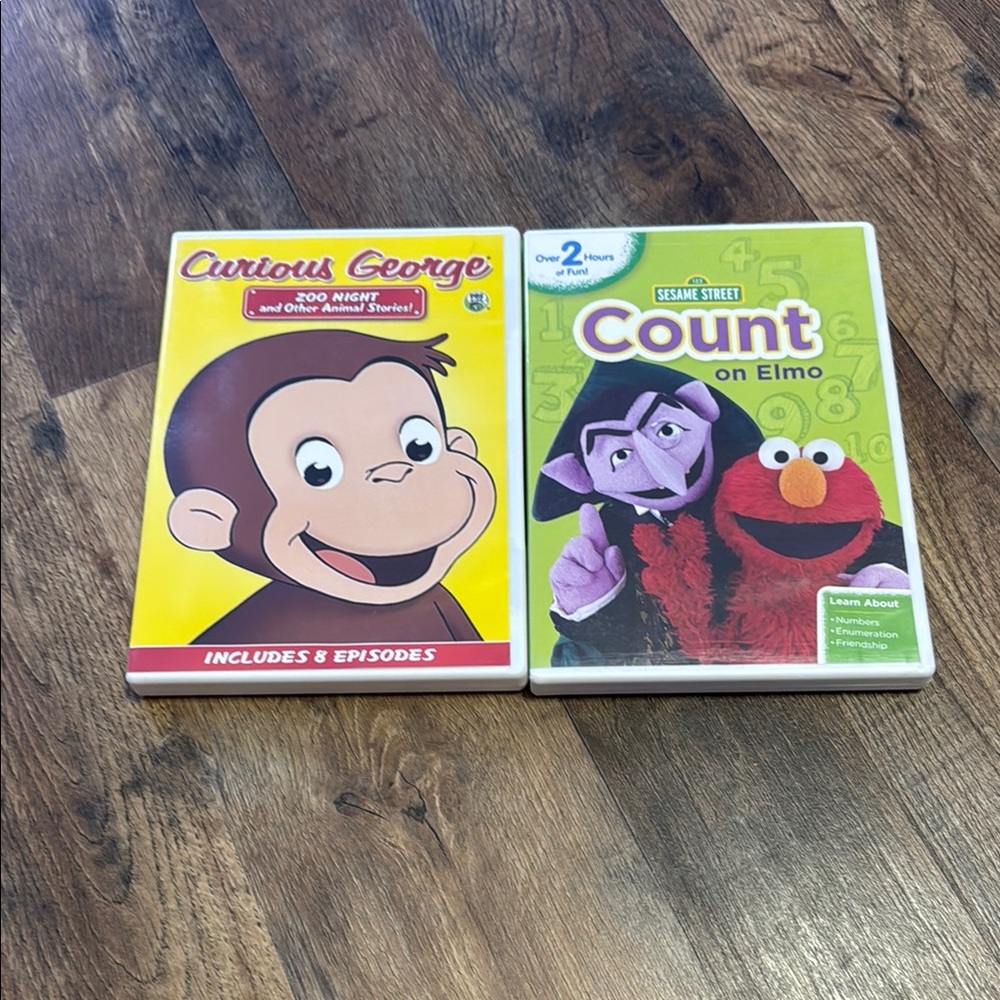 Curious George and Sesame Street DVD Set